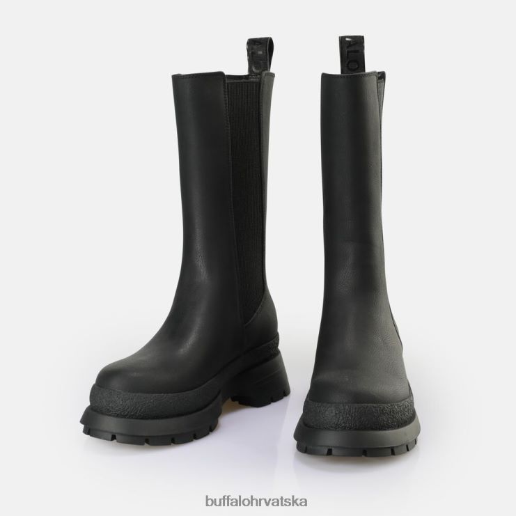 crno Buffalo sveja ankle-boot vegan |čizme TDD6T825